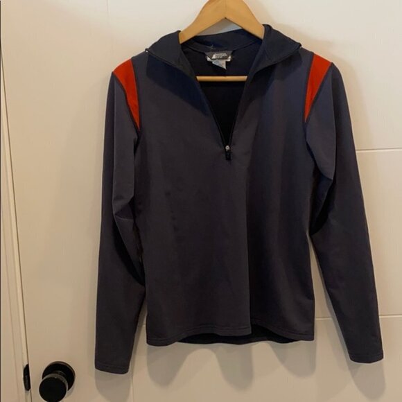 MEC mountain equipment co-op 1/4 zip long sleeve athletic shirt size medium - Picture 2 of 8